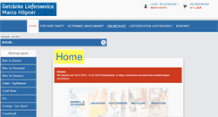 Desktop Screenshot of hoepner-getraenke.de